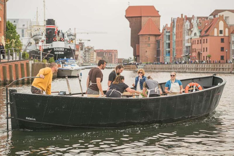 Gdask: Motawa River Cruise with Pierogi Tasting - Authentic Pierogi with Crispy Onions and Cracklings