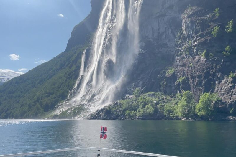 Geiranger-Hellesylt Sightseeing (one way ticket) - The Experience at the "Bachelor" Waterfall