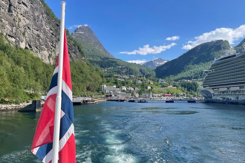 Geiranger-Hellesylt Sightseeing (one way ticket) - The Final Stop at Hellesylt and Cruise End