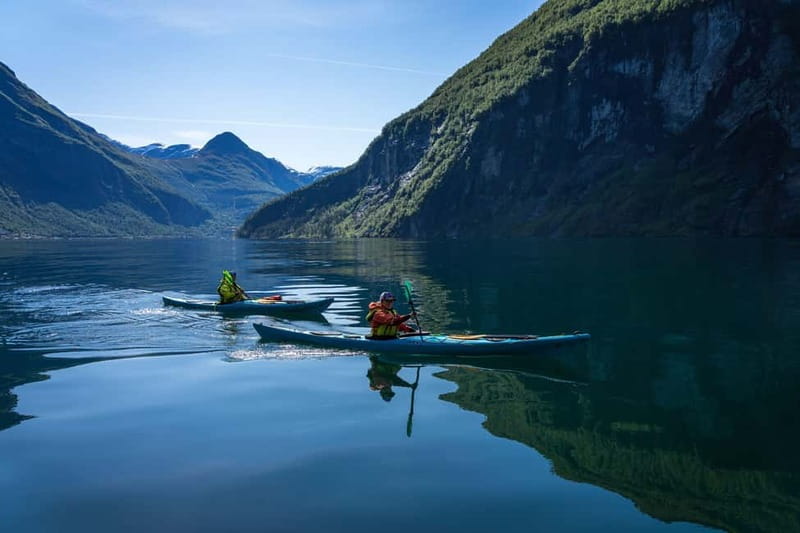 Geiranger: Kayak Tour with Waterfall Views - Navigating the Fjord’s Waterfalls and Mountain Views