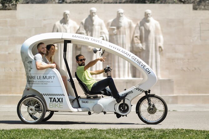 Geneva Highlights Tour by TaxiBike - The Route and Key Landmarks: An Efficient Highlights Tour