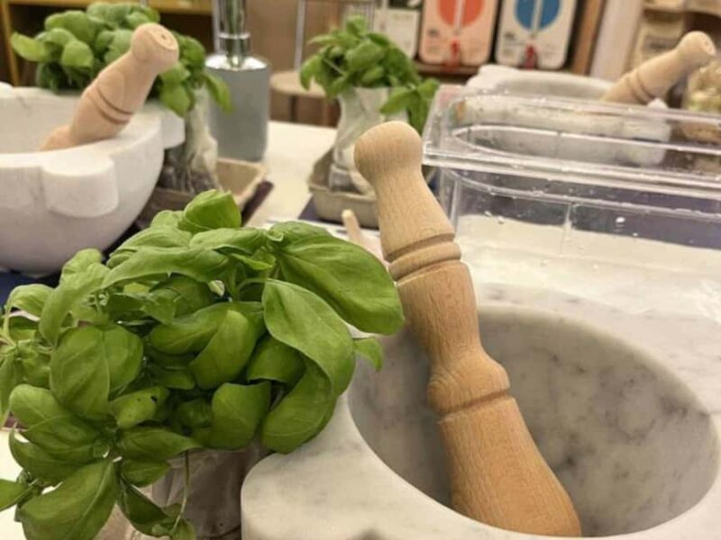 Genoa: Pesto Masterclass with Tasting and Wine - Enjoying Trofie Pasta with Your Homemade Pesto