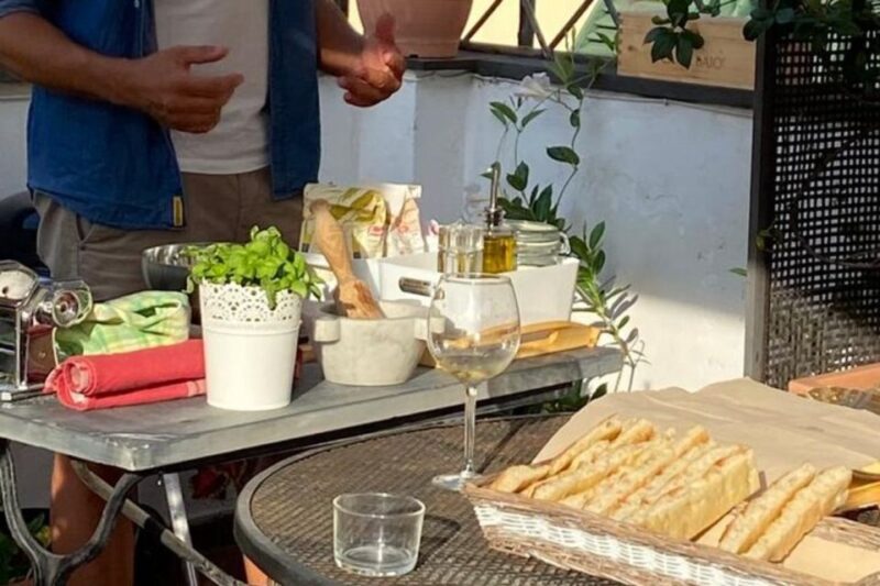 Genova: Homemade Pasta & Pesto Local Chef Class with Wine - Key Points