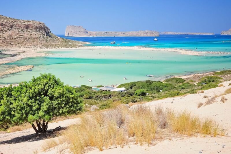 Georgioupolis: Balos and Gramvousa Trip Without Boat Ticket - Balos Lagoon’s White Sand Beaches and Turquoise Waters