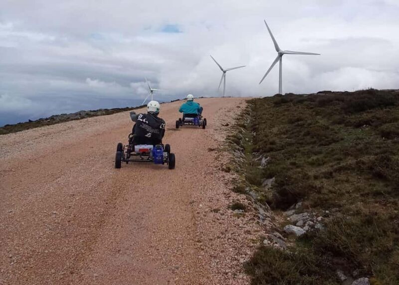 Gerês and Melgaço in Autumn/Winter: Slide, Bike, Trails, and Go-Karting in 2 Days - Go-Karting in Gave Wind Farm Park