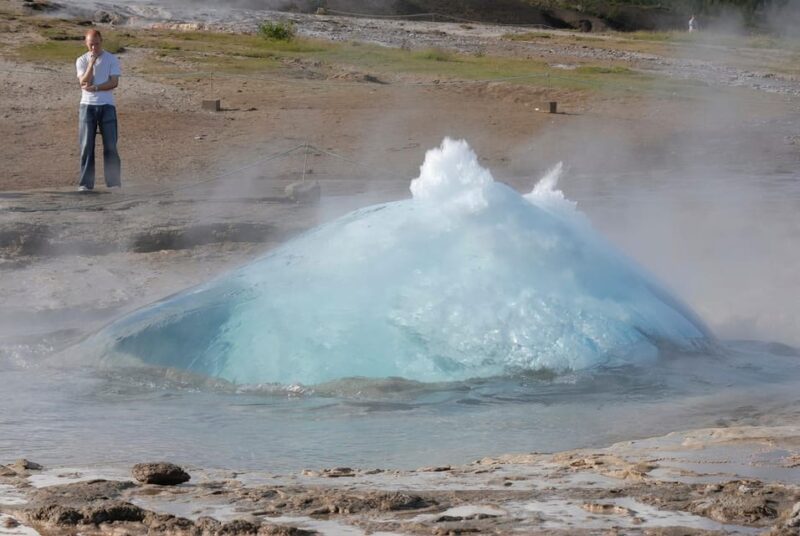 German-speaking Golden Circle small group tour from Reykjavík - shore excursion - Relaxing at Lake Laugarvatn