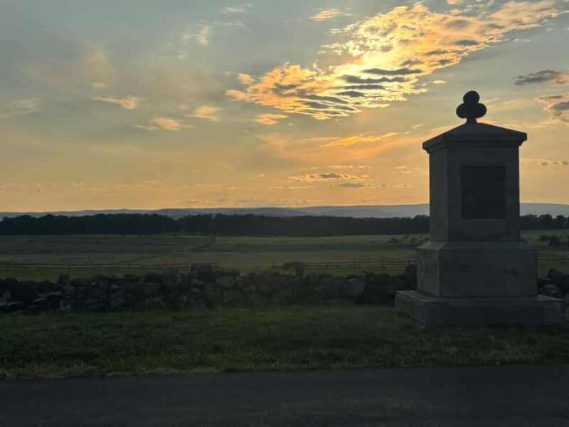 Gettysburg: Scoot Coupe Scenic Ride - Starting Point and Route of the Gettysburg Scoot Coupe Ride