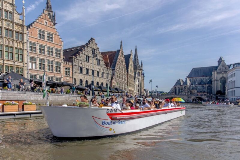 Ghent: 50-Minute Medieval Center Guided Boat Trip - Practical Details: Meeting Points, Accessibility, and Timing