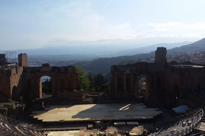 Giardini Naxos, Taormina and Castelmola-White Lotus-From Catania - Torre dellOrologio and Other Architectural Landmarks