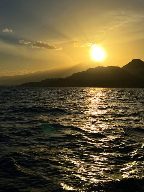 Giardini Naxos Taormina: Dolphin Watching Sunset Tour - Food and Drinks on Board