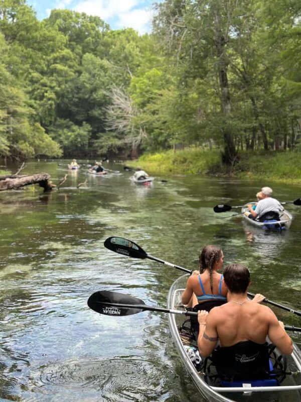 Gilchrist Blue: Clear Kayak Eco Tour - Swimming and Snorkeling Opportunities at the Springs