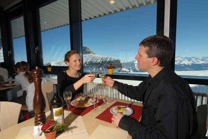 Glacier 3000 Day trip - High Level Experience and Montreux - The Iconic Peak Walk Suspension Bridge