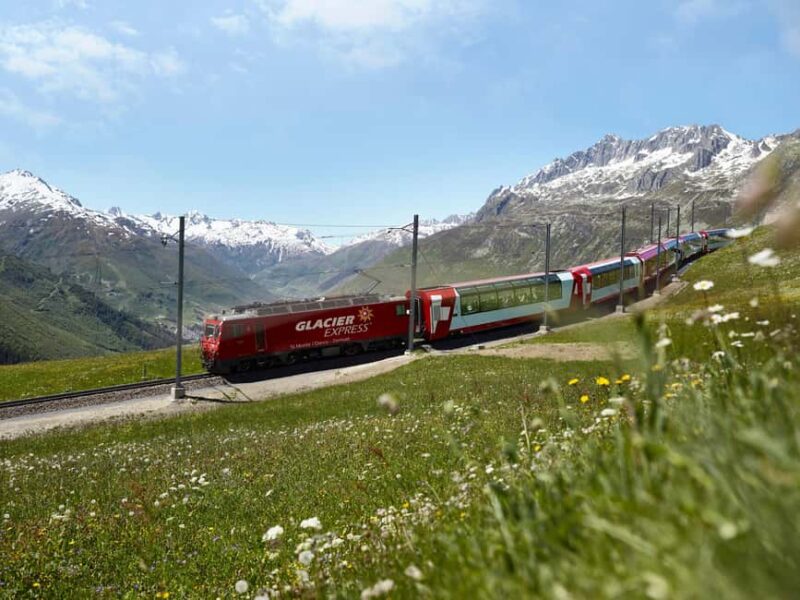 Glacier Express: Scenic routes between St. Moritz & Zermatt - Stops and Landmarks Along the Route