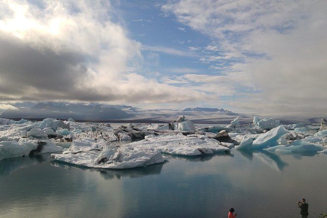 Glacier Lagoon, Diamond Beach, Black Sand Beaches and Waterfalls - Dyrhólaey and the Cliffs of South Iceland
