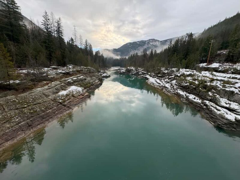 Glacier National Park: Combo Driving Tour + Snowshoe Trek - Glacier National Park: Scenic Drive Through West Glacier and Apgar Village