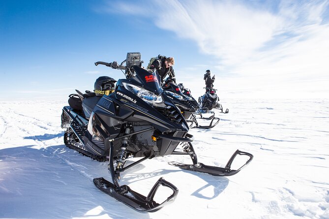 Glacier Rush  Fast pace snowmobile - SnoMo Glacier - Scenic Riding on Europe’s Second-Largest Glacier