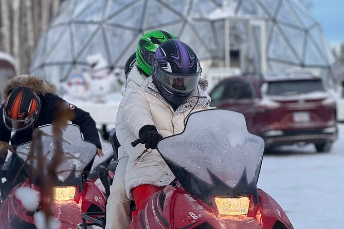 Glacier snowmobile tour - Starting Point at the Chena River State Recreation Area