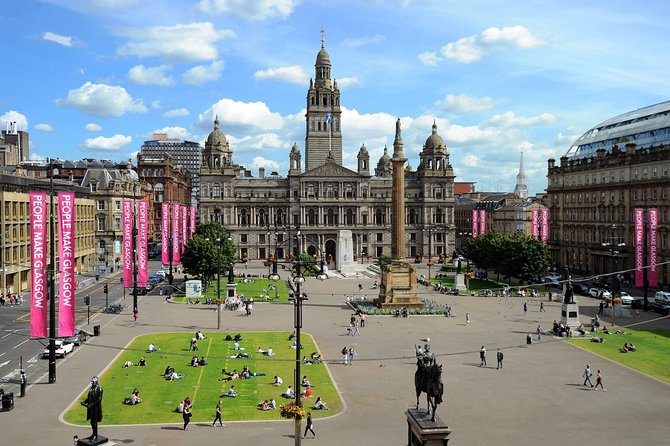 Glasgow Airport Transfer: Glasgow Airport GLA to Glasgow City in Luxury Van - Pickup at Glasgow Airport with Professional Meet & Greet