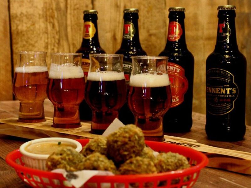 Glasgow: Beer Flight with a Haggis Taster in a Glasgow pub - Accessibility and Booking Details