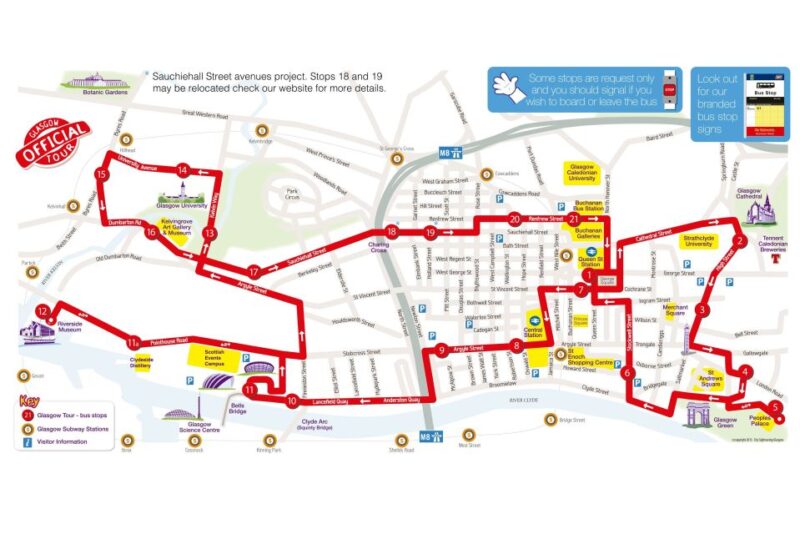 Glasgow: City Sightseeing Hop-On Hop-Off Bus Tour - The Yellow Route: Eco-Friendly Travel During High Season