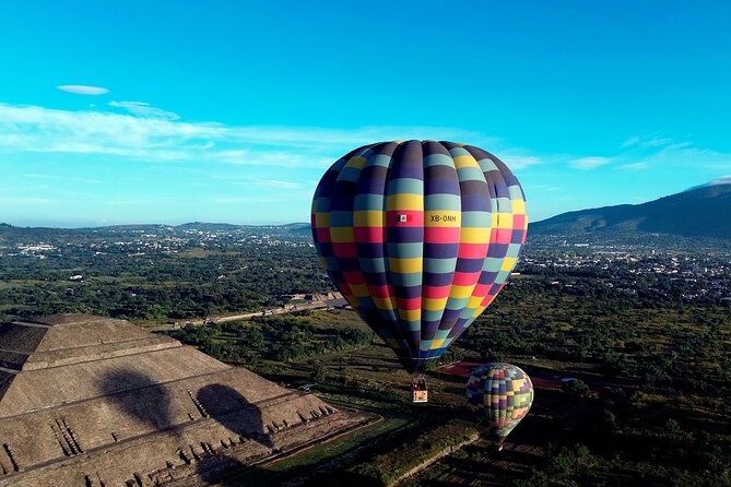 Globo Teotihuacan flight from Mexico City. - Key Points