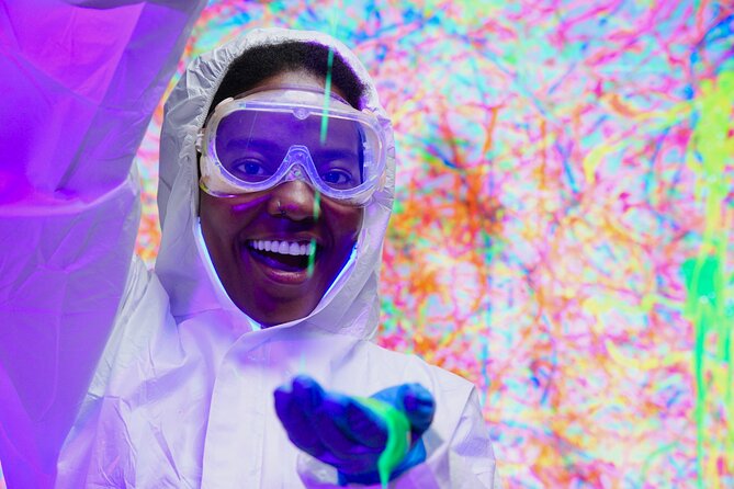Glow in the Dark Splatter Paint Experience - Safety and Sanitation Measures