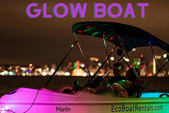 Glow Nightime Pedal Boat Rental in San Diego Bay - San Diegos Night Water Adventure: Pedal Boats with a Glow