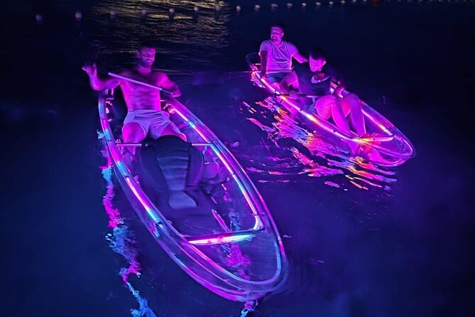 Glowing Night Kayak Tour with LED lights and Moonlight - Practical Details: Meeting Point, Timing, and Group Size
