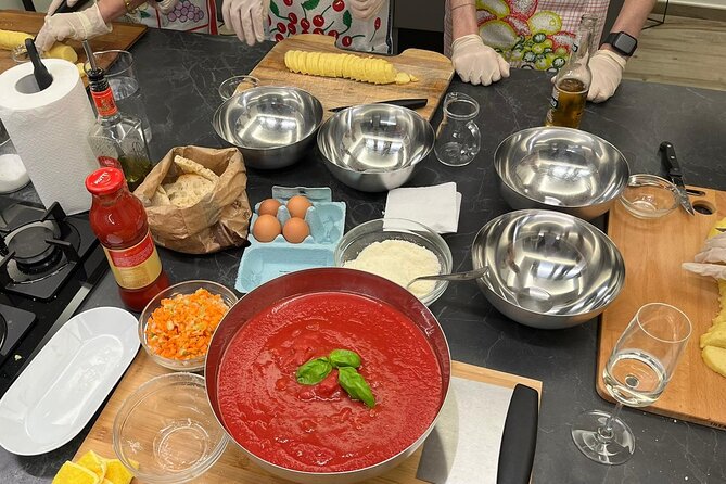 Gnocchi and meatballs | Cooking class and dinner at my house in Rome - Starting Your Evening with a Roman Aperitif in Ginevra’s Home