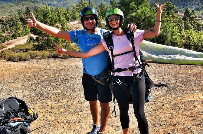 GOLD paragliding flight including videos/photos, t-shirt and a bottle of Cava - The Flight Path: Heights, Views, and the Soft Beach Landing