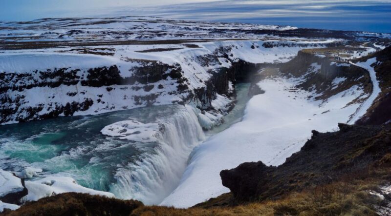 Golden Circle Highlights: Private Day Tour from Reykjavík - Marveling at Gullfoss: Iceland’s Iconic Waterfall