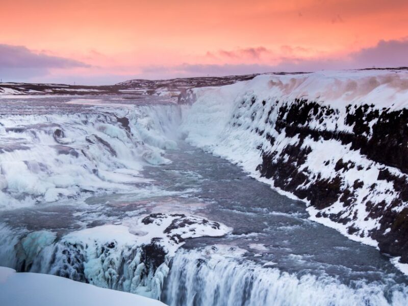 Golden Circle : Private Day Tour - Admiring the Power: Gullfoss Waterfall Close-Up