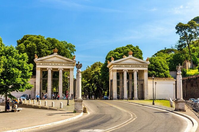 Golf Cart Mystery and Culture Private Tour in the Borghese Garden - Piazza di Siena, the Temple of Aesculapius, and Panoramic Views