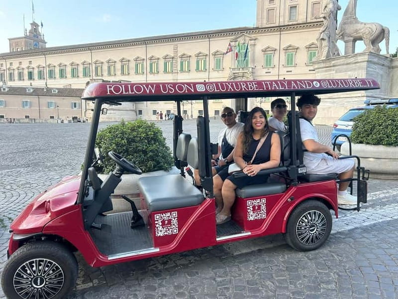 Golf Cart Tour: Highlights of Rome - The Charm of Rome’s Artistic Squares and Gardens