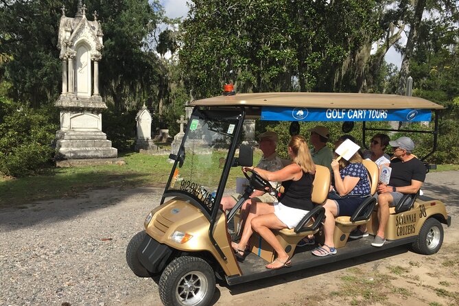 Golf Cart Tours of Bonaventure Cemetery Savannah Georgia - Key Points