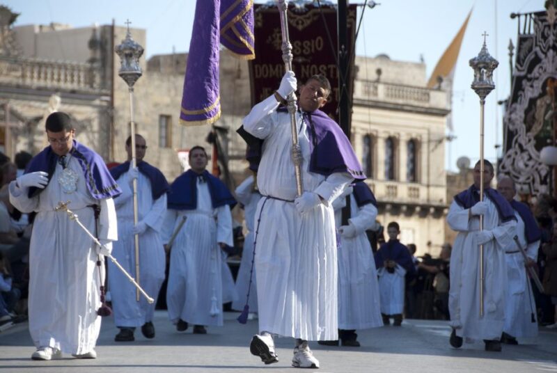 Good Friday Easter Procession with Commentary and Transport - The Authenticity of the Villagers’ Costumes and Scenes