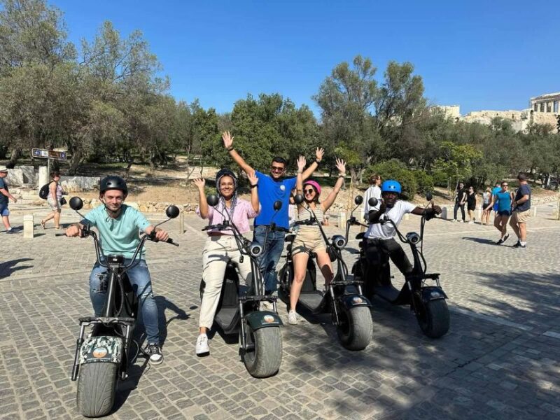GoPro Adventure Tour in Acropolis area by E-Scooter - Key Points