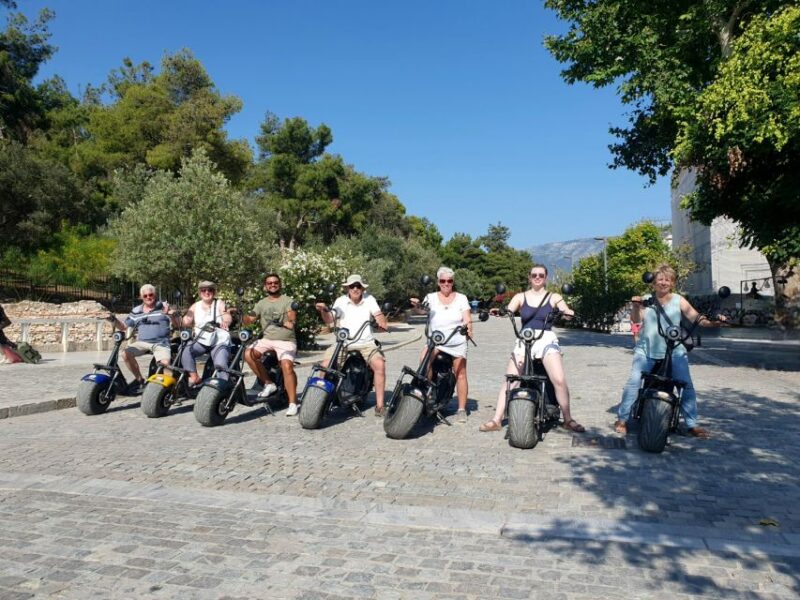 GoPro Adventure Tour in Acropolis area by E-Scooter - Visiting the Temple of Hephaestus and Thiseio