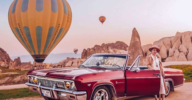 Göreme: Cappadocia Photoshoot Tour w/ Vintage Car - Vintage Cars and Dresses: Adding Style to Your Photos