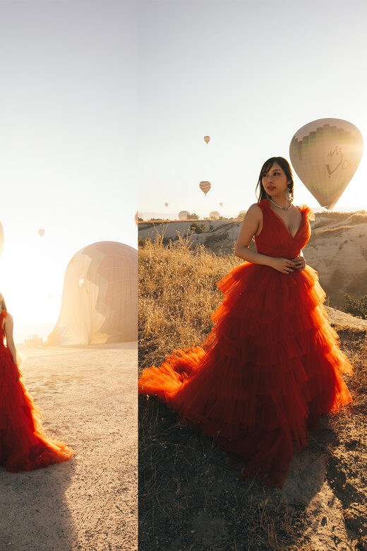 Göreme: Cappadocia Satin Flying Dress Rental - Discover the Charm of Cappadocia with Flying Dress Rentals in Göreme