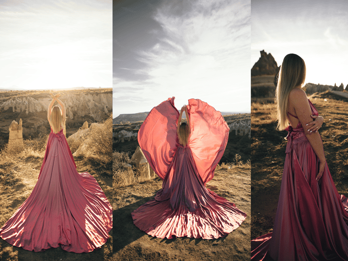 Göreme: Cappadocia Satin Flying Dress Rental - The Logistics of Dress Delivery and Collection