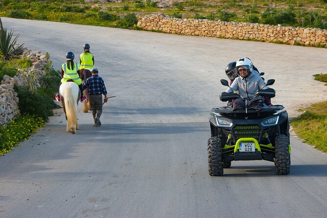 Gozo All Inclusive Quad Bike Day Tour - Blue Lagoon - The Historic Ta Pinu Sanctuary