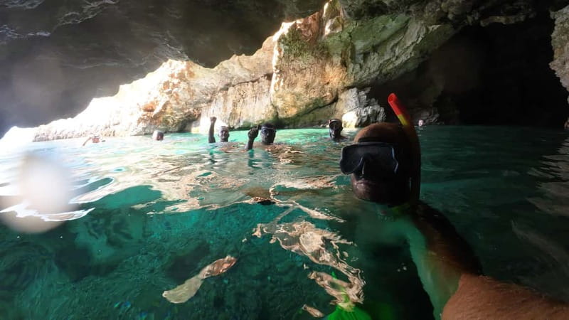 Grama Bay & Blue Cave: Snorkeling & Secret Beaches in Vlore - Visiting the Famous Haxhi Ali Cave