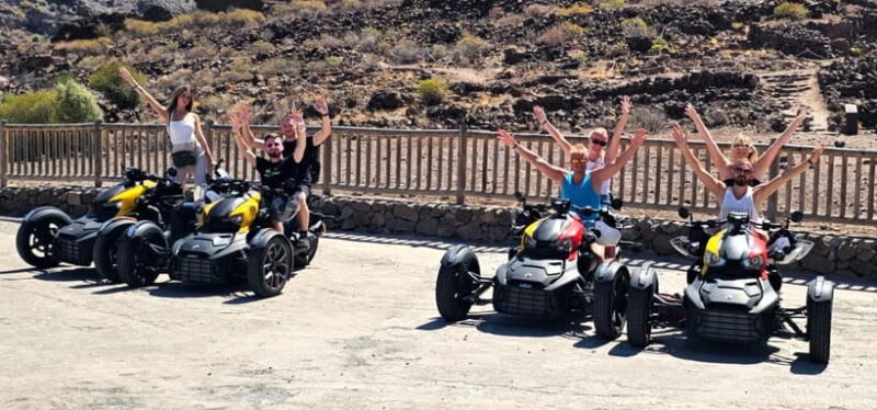 Gran Canaria: 3-WHEEL RYKER 2,5 HR TOUR -FREE PICKUP&DROPOFF - Key Points