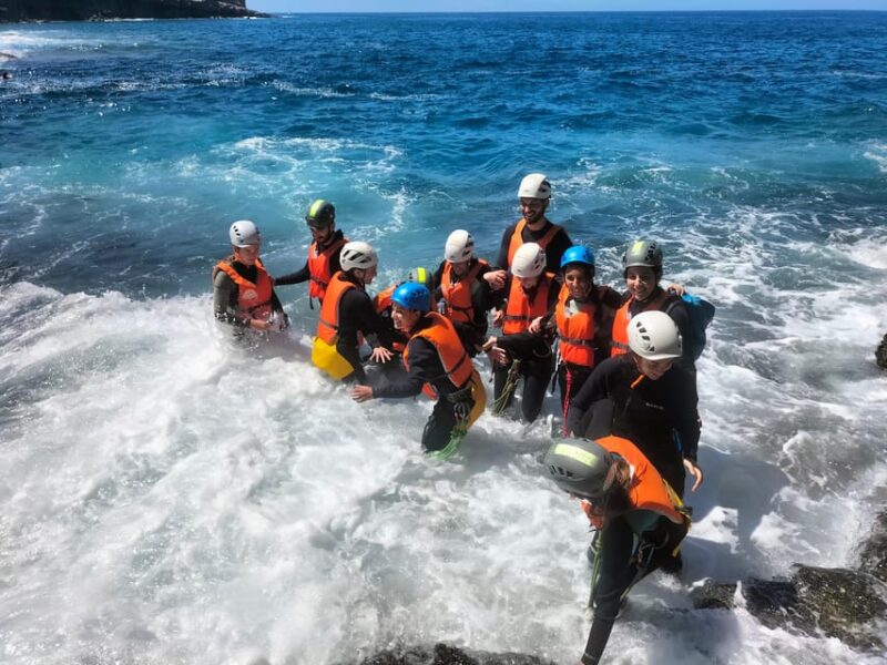 Gran Canaria : Coastering adventure - The Approach and Return Route to Medio Almud Beach