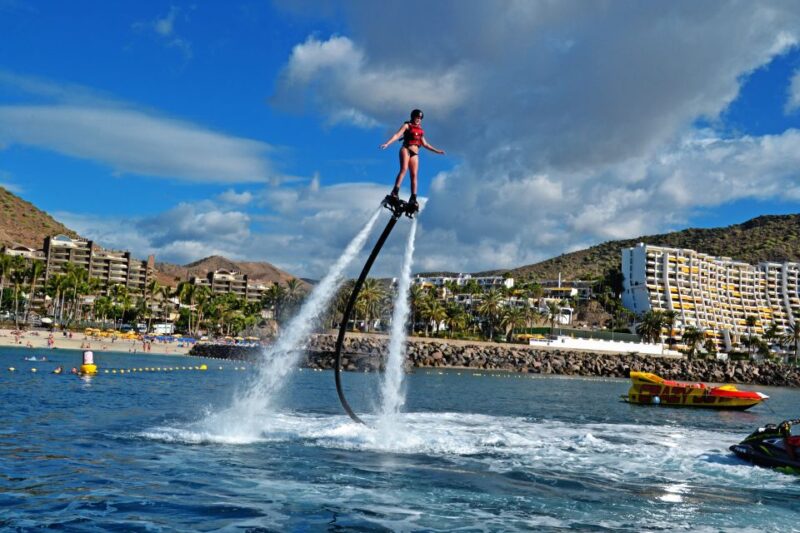 Gran Canaria: Flyboard Session at Anfi Beach - Mastering Control and Performing Tricks on the Flyboard