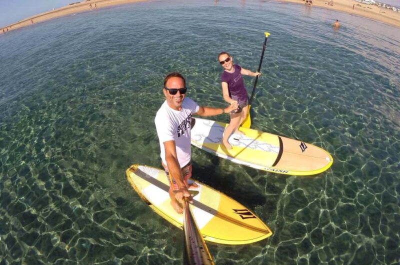 Gran Canaria, paddle board excursion. Hotel pick-up included, 2 hours. - Key Points