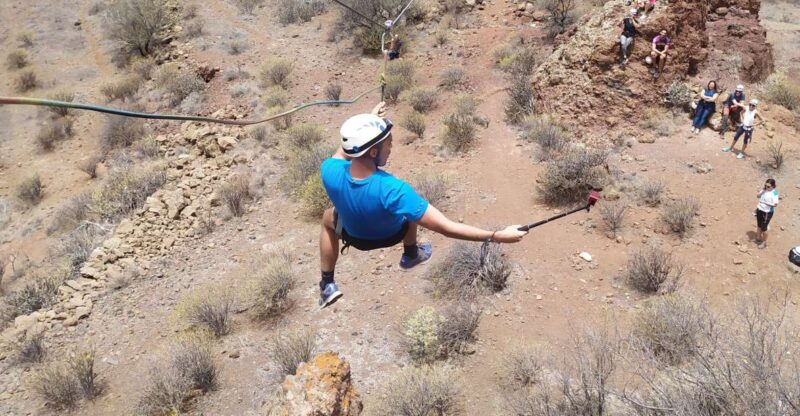 Gran Canaria: Zipline and Mountaineering Tour - Climbing and Abseiling in the Mountain Landscape