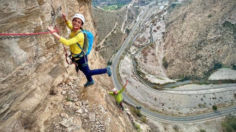 Granada: Via Cordata los Vados - Equipment and Safety Measures on the Via Cordata