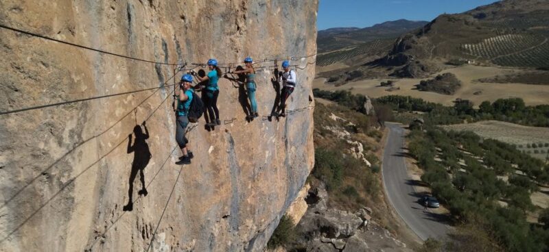Granada: Via Ferrata Moclín with Transfers - Practical Details: Transfers, Equipment, and Group Size